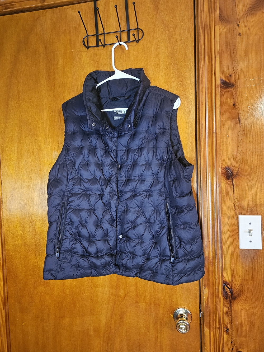 The North Face Women's Black Quilted Down Vest